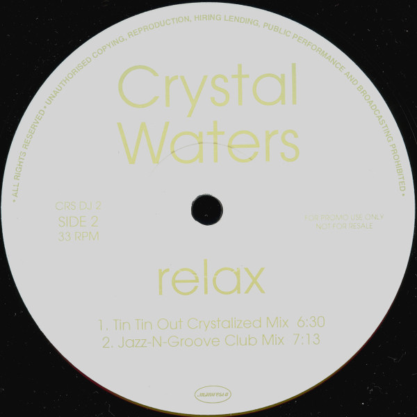 Crystal Waters - Relax | Manifesto (CRS DJ 2) - 3