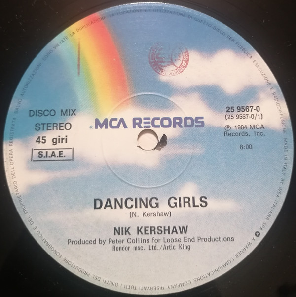Nik Kershaw - Dancing Girls | MCA Records (25 9567-0) - 3
