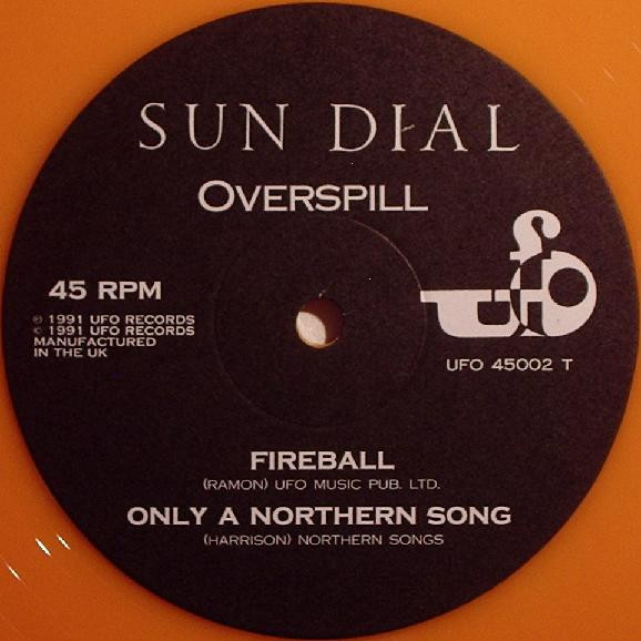 Sun Dial - Overspill | UFO Records (UFO 45002 T)