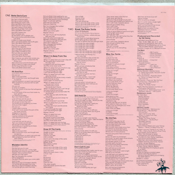 Kim Carnes - Mistaken Identity | EMI America (SO-17052) - 6 Kim Carnes - Mistaken Identity | EMI America (SO-17052) - 6