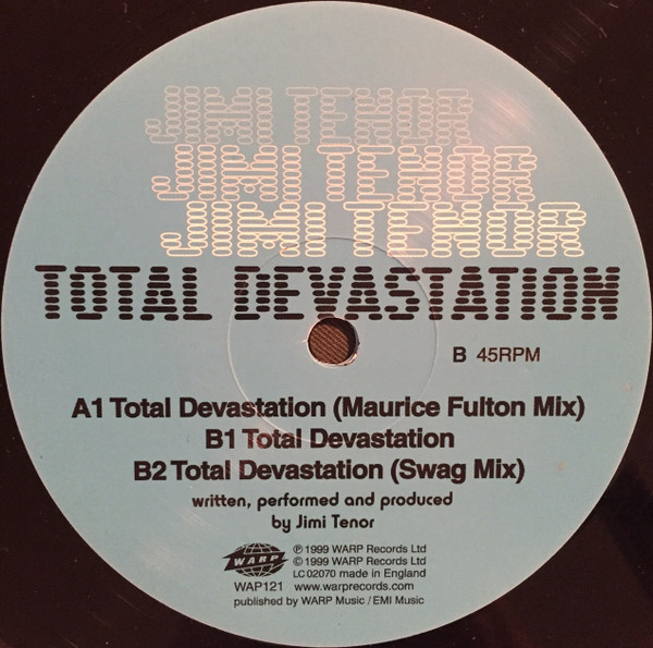 Jimi Tenor - Total Devastation | Warp Records (WAP121) - 4 Jimi Tenor - Total Devastation | Warp Records (WAP121) - 4