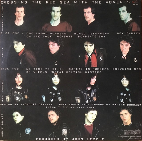 The Adverts - Crossing The Red Sea With The Adverts | Bright Records (BRL 201) - 2 The Adverts - Crossing The Red Sea With The Adverts | Bright Records (BRL 201) - 2