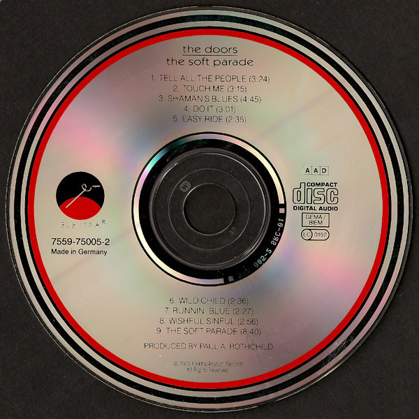 The Doors - The Soft Parade | Elektra (7559-75005-2) - 3