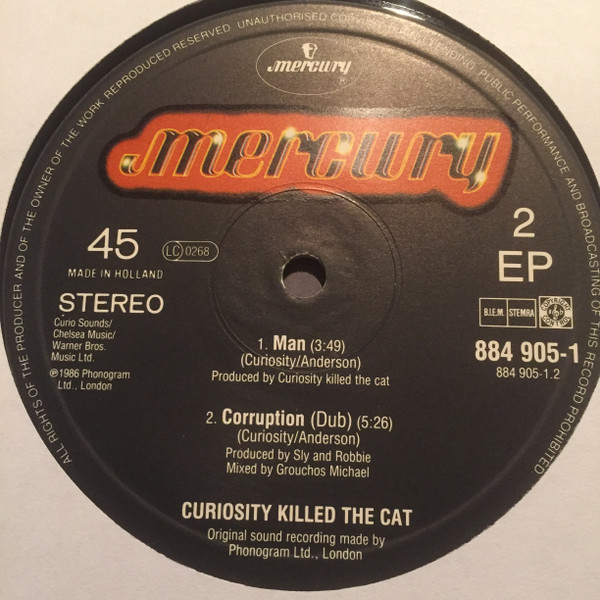Curiosity Killed The Cat - Misfit | Mercury (884 905-1) - 4 Curiosity Killed The Cat - Misfit | Mercury (884 905-1) - 4