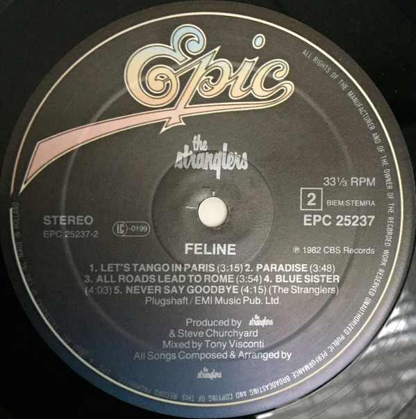 The Stranglers - Feline | Epic (25237) - 4 The Stranglers - Feline | Epic (25237) - 4