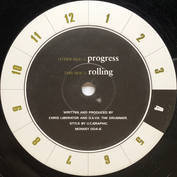 Chris Liberator & D.A.V.E. The Drummer - Progress | 12 Inch Monkeys (MONKEY 004-6) - 2