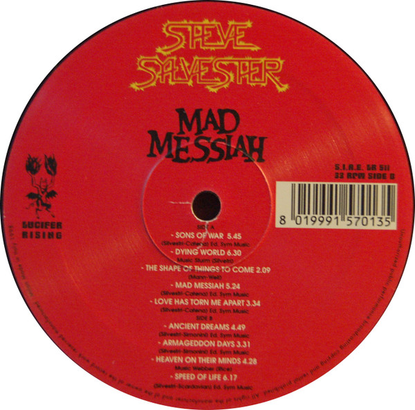Steve Sylvester - Mad Messiah | Lucifer Rising (LR 511) - 2
