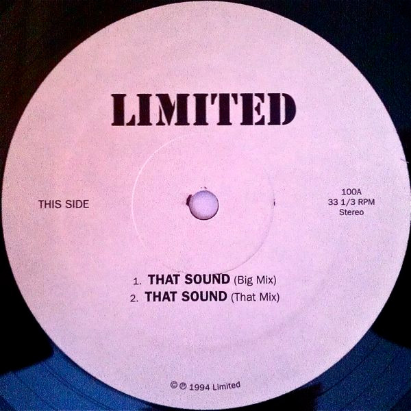 Limited - That Sound | Limited (#100) - main Limited - That Sound | Limited (#100) - main