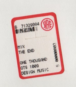 Marco Carola - The End | One Thousand Records (ots 1009) - 3 Marco Carola - The End | One Thousand Records (ots 1009) - 3