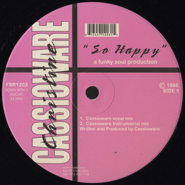 Cassioware - So Happy | Funky Soul (FSR1203)