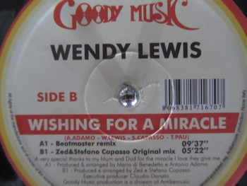 Wendy Lewis - Wishing For A Miracle | Goodymusic Production (GMPMX 003) - 2 Wendy Lewis - Wishing For A Miracle | Goodymusic Production (GMPMX 003) - 2