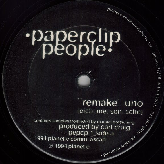 Paperclip People - Remake | Planet E (PE PCP 1) - main Paperclip People - Remake | Planet E (PE PCP 1) - main