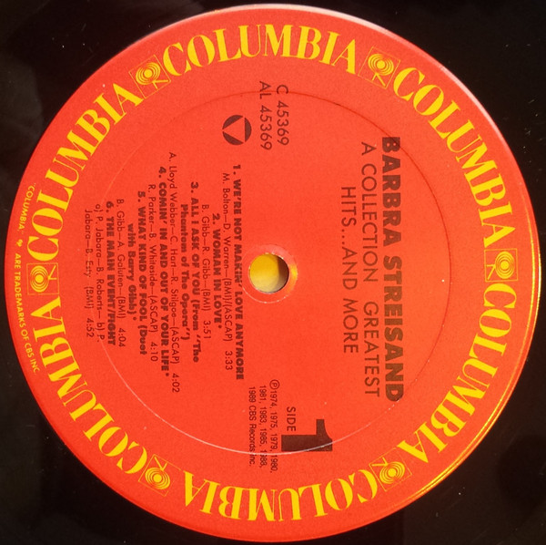 Barbra Streisand - A Collection Greatest Hits...And More | Columbia (OC 45369) - 5 Barbra Streisand - A Collection Greatest Hits...And More | Columbia (OC 45369) - 5
