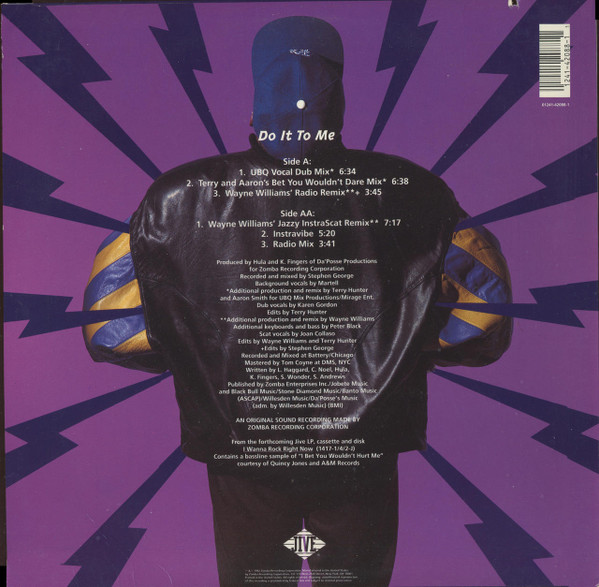 Mr. Lee - Do It To Me | Jive (01241-42088-1) - 2