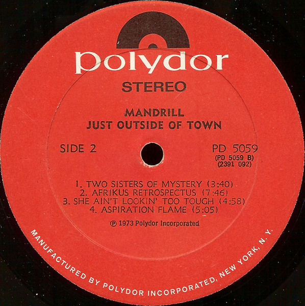 Mandrill - Just Outside Of Town | Polydor (PD 5059) - 4