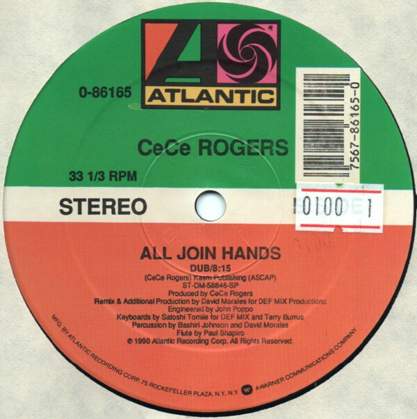 Ce Ce Rogers - All Join Hands | Atlantic (0-86165) - 4