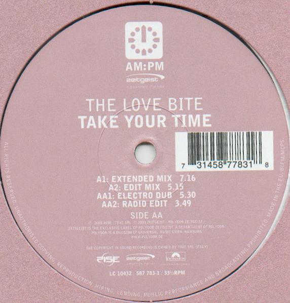 The Love Bite - Take Your Time | Zeitgeist (587 783-1) - main