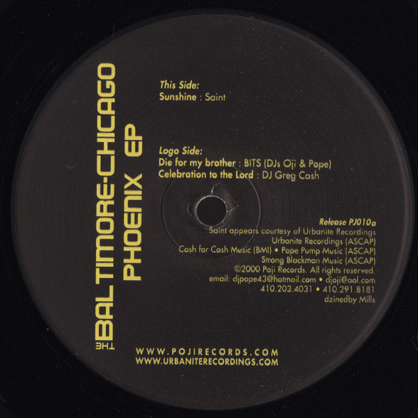 Various - The Baltimore Chicago Phoenix  EP | Poji Records (PJ010) - 2