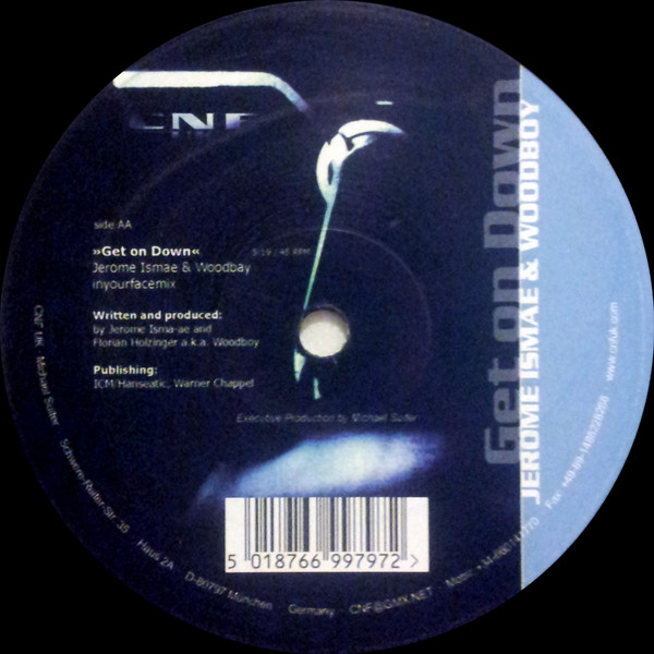 Jerome Isma-Ae & Woodbay \ Giorgio Moroder - Evolution / Get On Down | Caus-N'-ff-ct (UK) (CNFUK 003) - 3