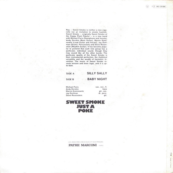 Sweet Smoke - Just A Poke | Columbia (2C 062-28 886) - 2 Sweet Smoke - Just A Poke | Columbia (2C 062-28 886) - 2