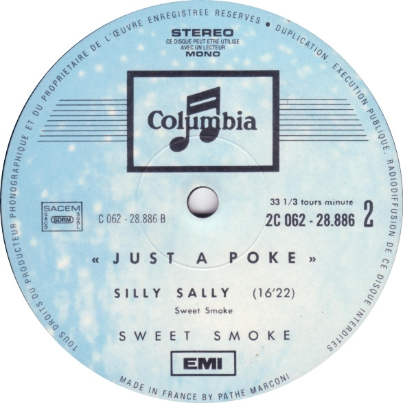 Sweet Smoke - Just A Poke | Columbia (2C 062-28 886) - 4 Sweet Smoke - Just A Poke | Columbia (2C 062-28 886) - 4