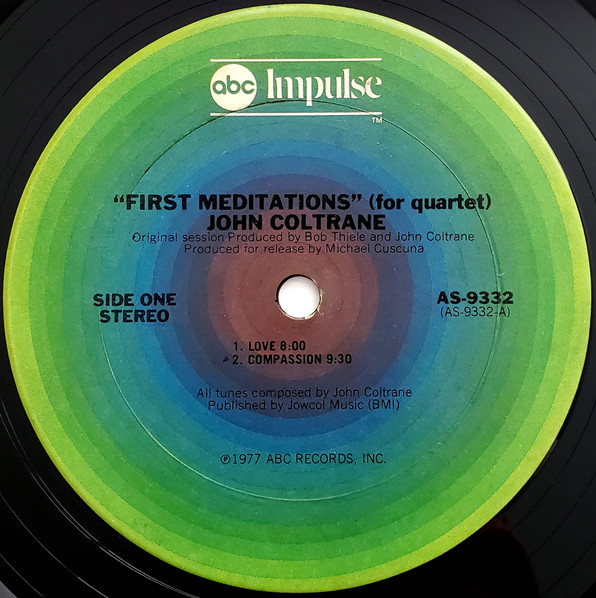 John Coltrane - First Meditations (For Quartet) | ABC Impulse! (AS-9332) - 3