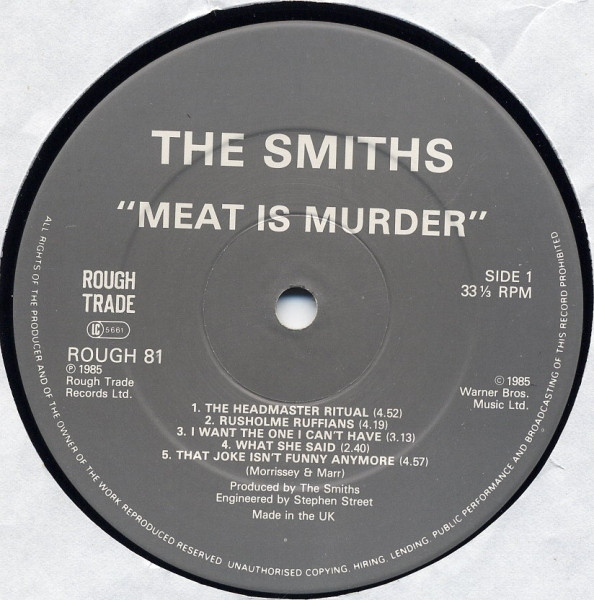 The Smiths - Meat Is Murder | Rough Trade (ROUGH 81) - 3