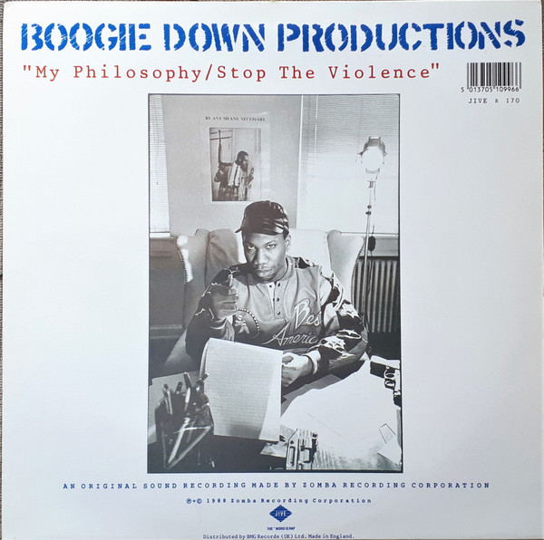 Boogie Down Productions - My Philosophy / Stop The Violence | Jive (R 170) - main