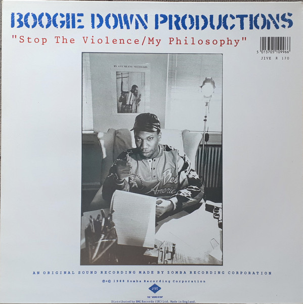 Boogie Down Productions - My Philosophy / Stop The Violence | Jive (R 170) - 2