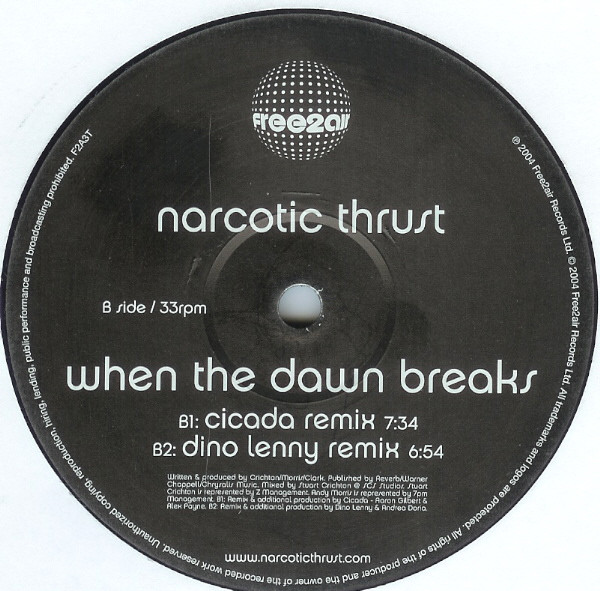 Narcotic Thrust - When The Dawn Breaks | free2air Recordings (F2A3T) - 3 Narcotic Thrust - When The Dawn Breaks | free2air Recordings (F2A3T) - 3