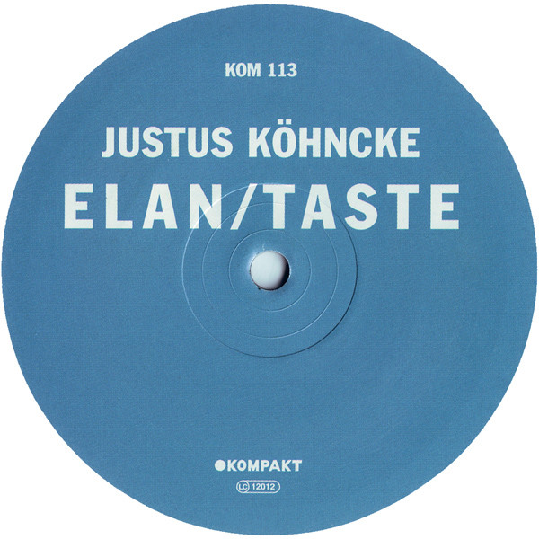 Justus Köhncke - Elan / Taste | Kompakt (KOM 113) - 3