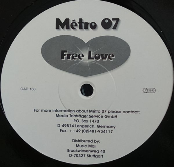 Métro 07 - Free Love | Dance Paradise (GAR 160)