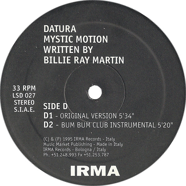 Datura - Mystic Motion | Irma (LSD 027) - 4 Datura - Mystic Motion | Irma (LSD 027) - 4