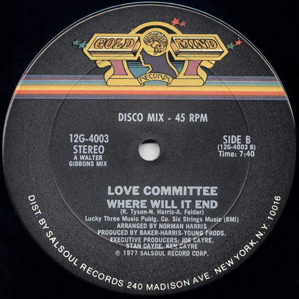 Love Committee - Cheaters Never Win | Gold Mind Records (12G-4003) - 2 Love Committee - Cheaters Never Win | Gold Mind Records (12G-4003) - 2