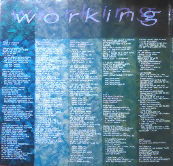 Working Week - Working Nights | Virgin (206 950) - 2