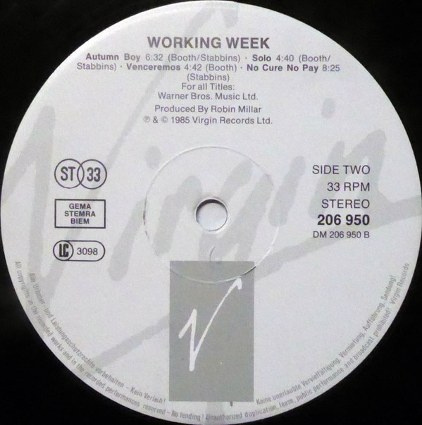 Working Week - Working Nights | Virgin (206 950) - 6