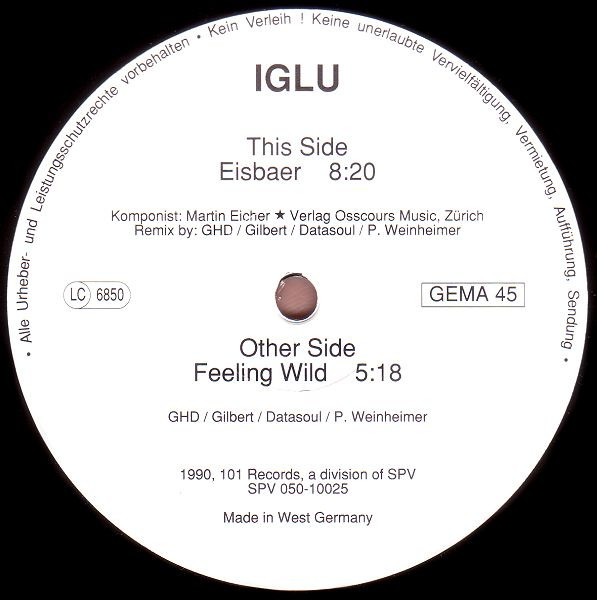 Iglu - Eisbaer | 101 Records (SPV 050-10025) - 4
