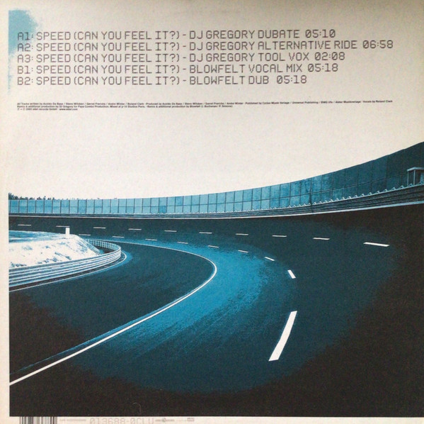 Azzido Da Bass - Speed (Can You Feel It?) Part 3 Of 3 | Club Tools (013688-0 CLU) - 2 Azzido Da Bass - Speed (Can You Feel It?) Part 3 Of 3 | Club Tools (013688-0 CLU) - 2