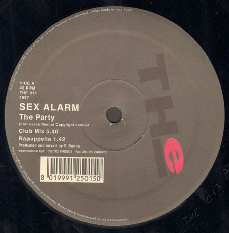 Sex Alarm - The Party | THe (THE 013) - main
