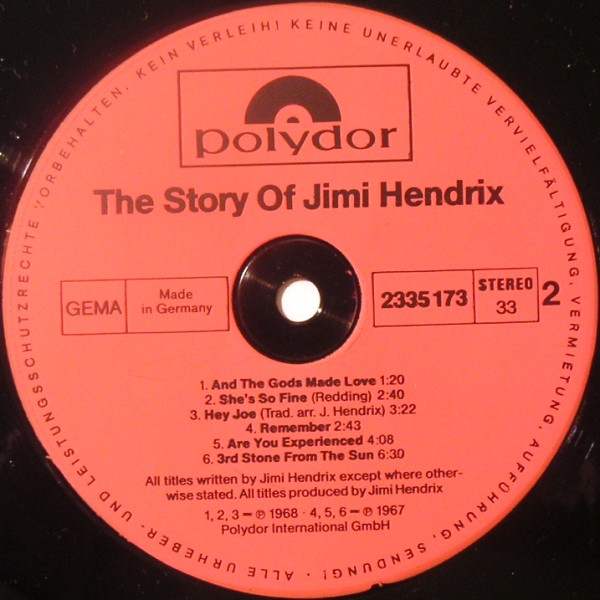 The Story Of Jimi Hendrix