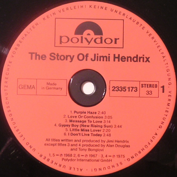 The Story Of Jimi Hendrix