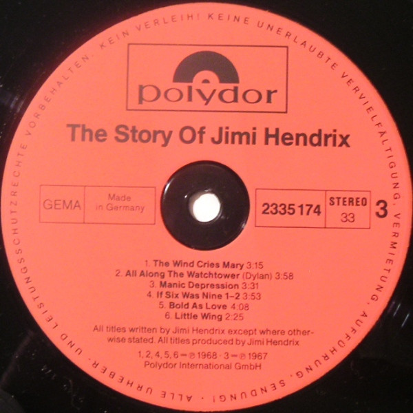The Story Of Jimi Hendrix