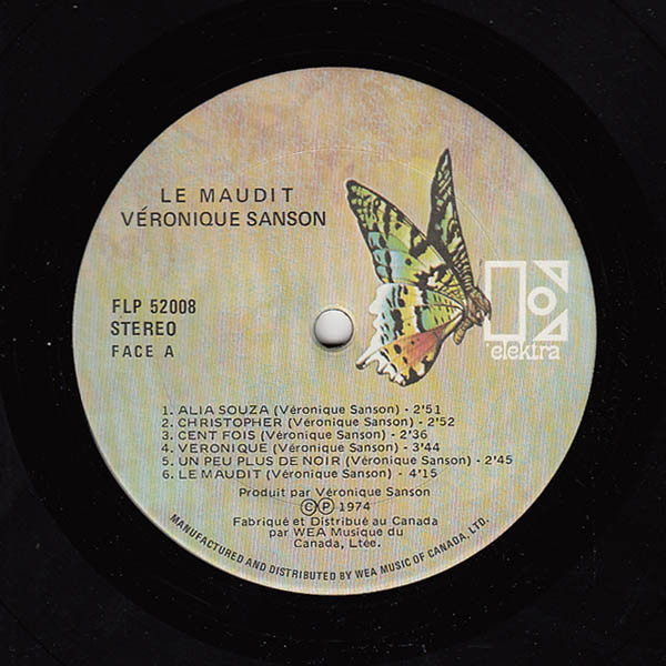 Veronique Sanson - Le Maudit | Elektra (FLP 52008) - 3