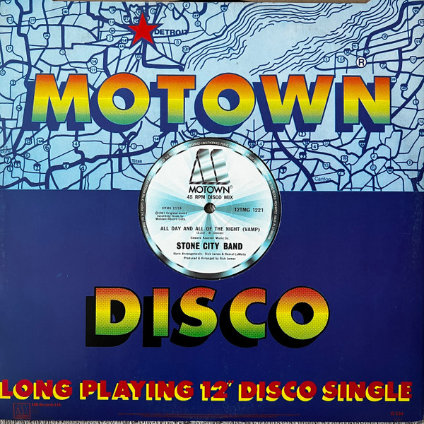 Stone City Band - All Day And All Of The Night | Motown (12TMG 1221) - 3
