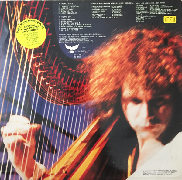 Andreas Vollenweider - Down To The Moon | Colomba (LP 86-01) - 2 Andreas Vollenweider - Down To The Moon | Colomba (LP 86-01) - 2