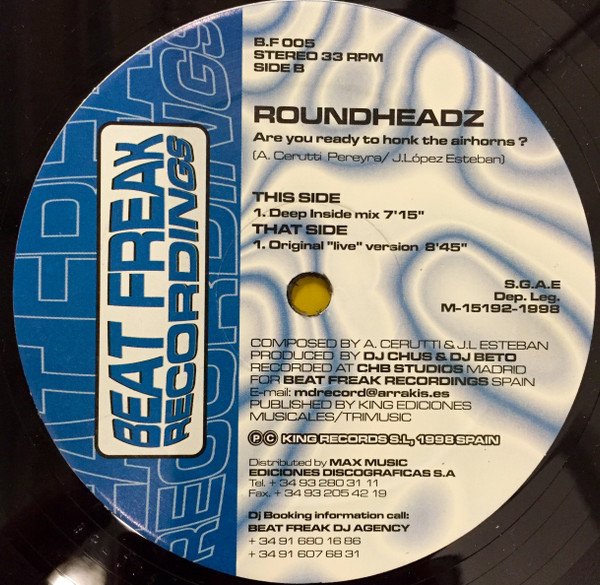 Roundheadz - Are You Ready To Honk The Airhorns? | BeatFreak Recordings (BF005)