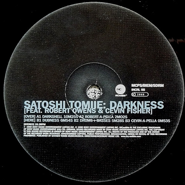 Satoshi Tomiie Feat. Robert Owens & Cevin Fisher - Darkness | INCredible (INCRL9) - 5