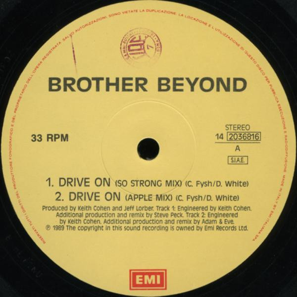 Brother Beyond - Drive On / Be My Twin | Parlophone (14 2036816) - 3 Brother Beyond - Drive On / Be My Twin | Parlophone (14 2036816) - 3