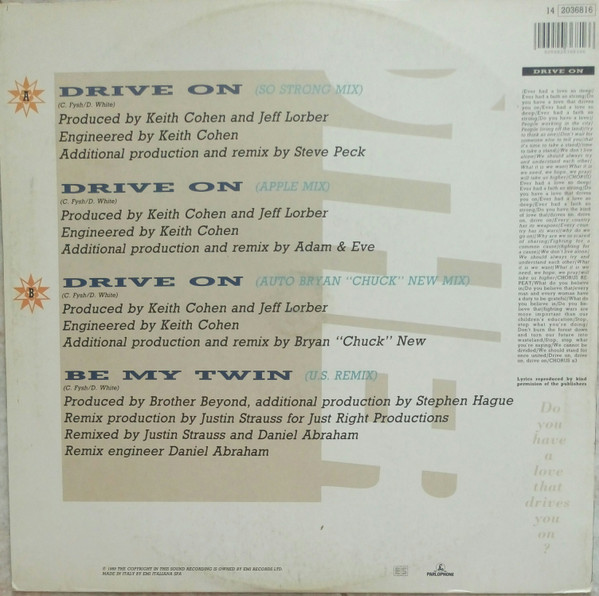 Brother Beyond - Drive On / Be My Twin | Parlophone (14 2036816) - 2 Brother Beyond - Drive On / Be My Twin | Parlophone (14 2036816) - 2