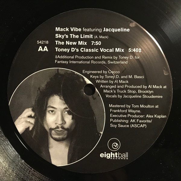 The Mack Vibe - Sky's The Limit | Eightball Records (54218-0) - 2